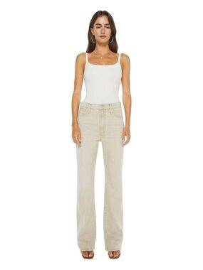 NWT MOTHER Superior The Dodger Sneak Jeans Caramel- Size 26